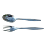 old fork/spoon set in silver metal