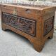 Large Chinese carved camphor wood chest from the 20s/30s