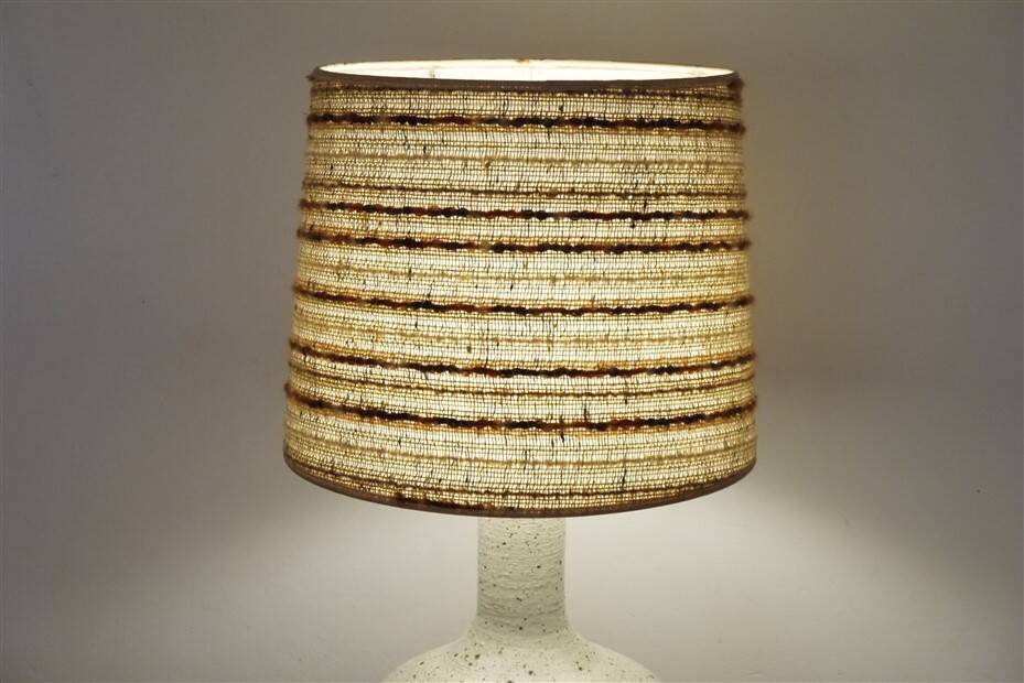 Vintage stoneware lamp