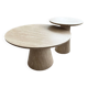 Table Basse Alba Effet Travertin