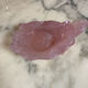 Empty pocket in rose quartz