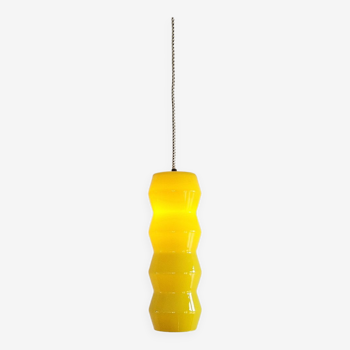 Suspension en verre de Murano jaune, Suède 1960