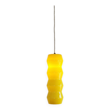Suspension en verre de Murano jaune, Suède 1960