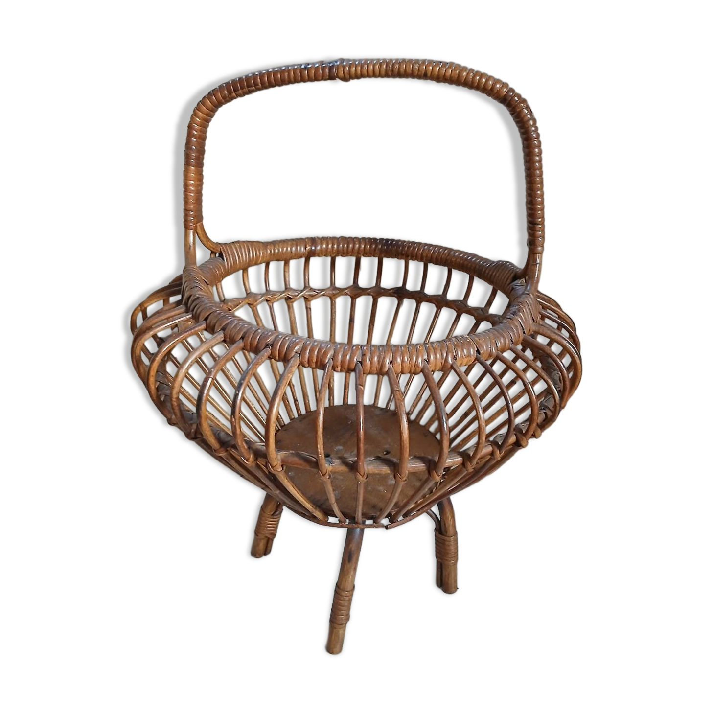 Panier à couture vintage