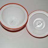 Orange apple ice bucket, 70 years