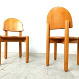 Rainer Daumiller pine wood dining chairs for Hirtshals Savvaerk set of 6, 1980s