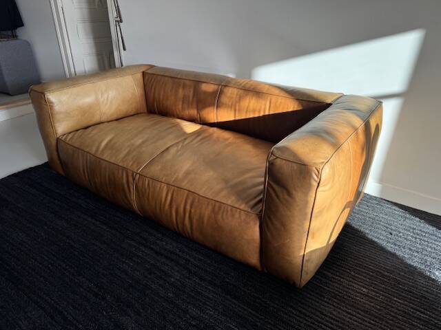 Flamant leather sofa