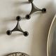 Stoff Nagel designer candle holder in genuine chrome-plated metal, Denmark 1970
