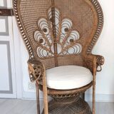 Emmanuelle peacock armchair from the 70s