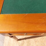 Desk, leather tray