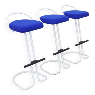 3x Postmodern Bar Stool, 1980s