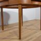 Mid century round extendable dining table and chairs from mcintosh, 1960s, set of 5
