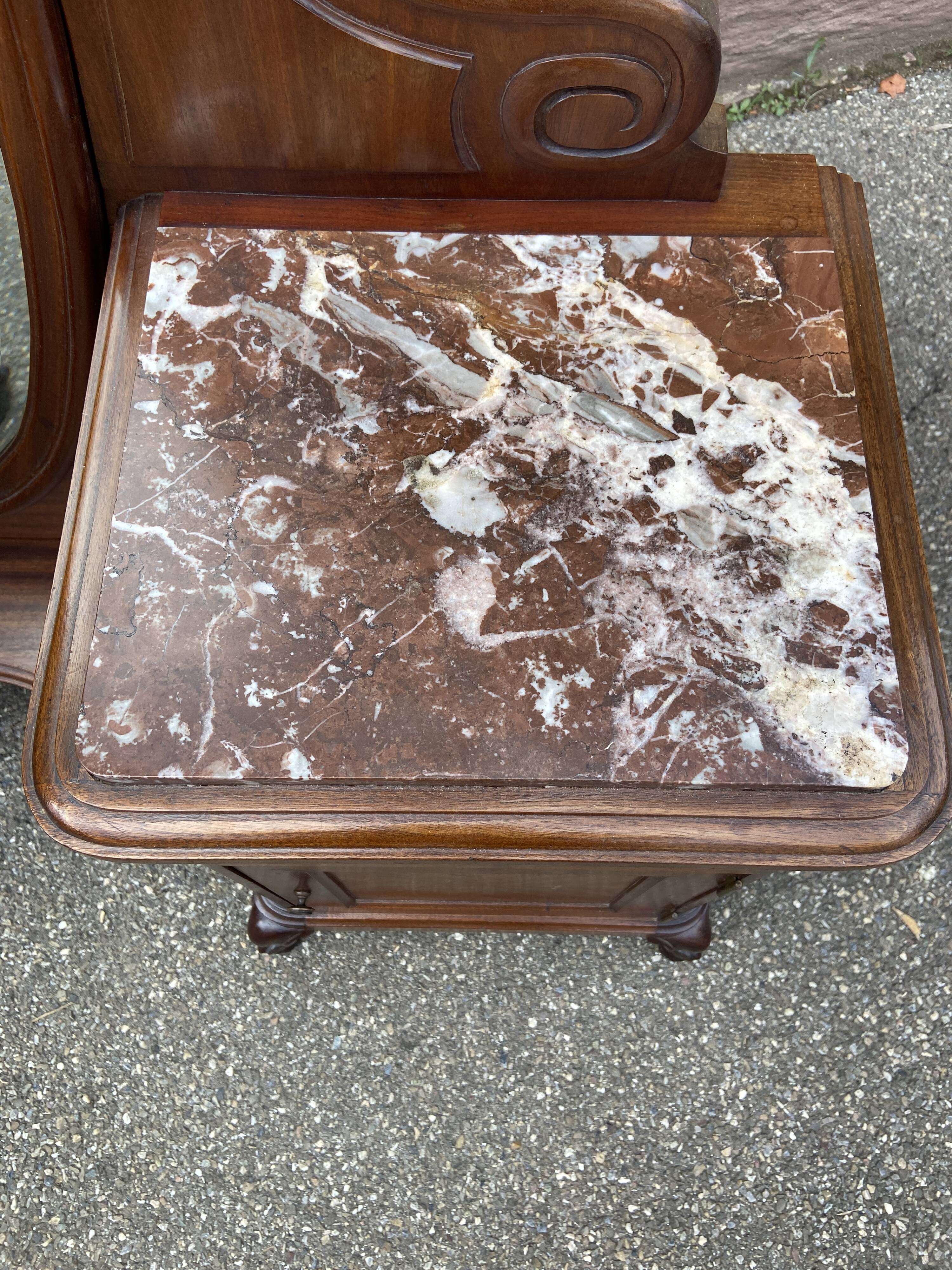 Art Deco period dressing table chest of drawers early 20th century Mahogany Transition style 1920