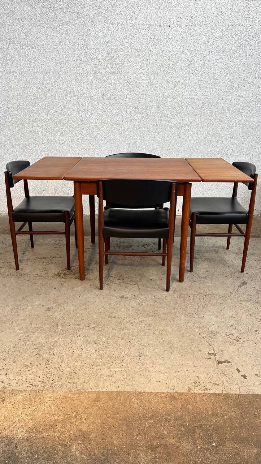 Table scandinave avec rallonges