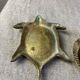 Brass Turtle Ashtray