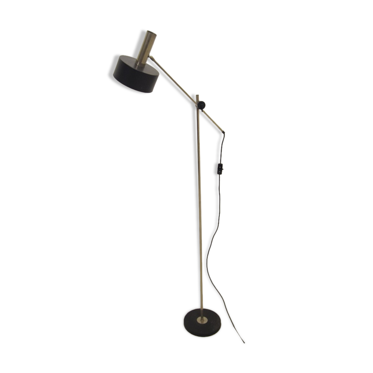 Lampadaire liseuse vintage années 70 design scandinave