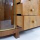 Art déco display cabinet in walnut veneer - Around 1930