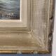 Old painting, Marine, signed B Franco, 50s/70s