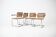 Set of 4 dining chairs Style B32 by Marcel Breuer