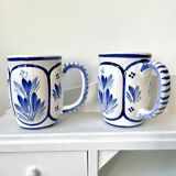 Henriot Quimper mugs