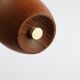 Restored teak pepper crusher / mill & salt shaker set by Wiggers / 1960s / mid-century Danish modern design