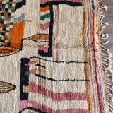 Handmade traditional carpet 250cm x 150cm Moroccan