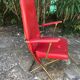 Fauteuil inclinable vintage en skaï