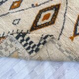 Handmade wool berber rug 250 x 150 cm