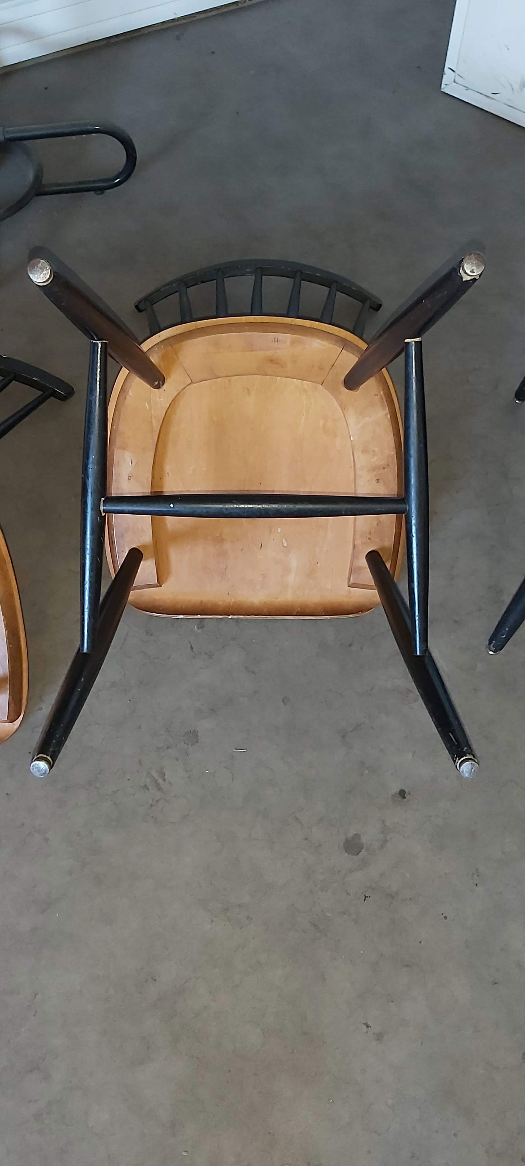 Lot of 3 chairs by Sven Erik Fryklund for Hagafors