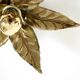 Beautiful brass ceiling or wall lamp from the 1970s by Willy Daro