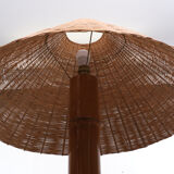 Large Real Bamboo Tiki Floor Lamp, 1980s
