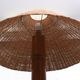Large Real Bamboo Tiki Floor Lamp, 1980s