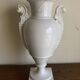 XXL white lion head neo-classical amphora vase from the Empire Consulate.