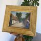 Small oil painting J.Poy 1900