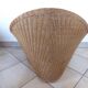 Wicker lotus armchair