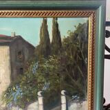 Large 20th century oil on canvas signed J. Beyly