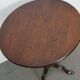 18th century Georgian wine table with reclining mahogany tray