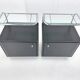 Pair of Art Deco Tubular Bedside Tables, Czechoslovakia