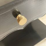 Black lacquered serving table