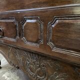 Large old wooden display case