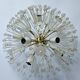 Important flush mount lamp from the middle of the last century Emil Stejnar for Rupert Nikoll. Austria, 1960s
