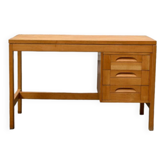 Light wood desk