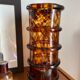 Vintage blown glass lamp "tortoiseshells"