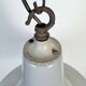Large Industrial British Grey Enamel Pendant Lamp from Benjamin, 1960s
