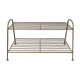 Gold metal shelf