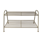 Gold metal shelf
