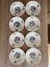 Sarreguemines and Digoin, set of 8 deep plates