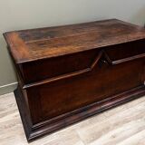 19th-century oak chest