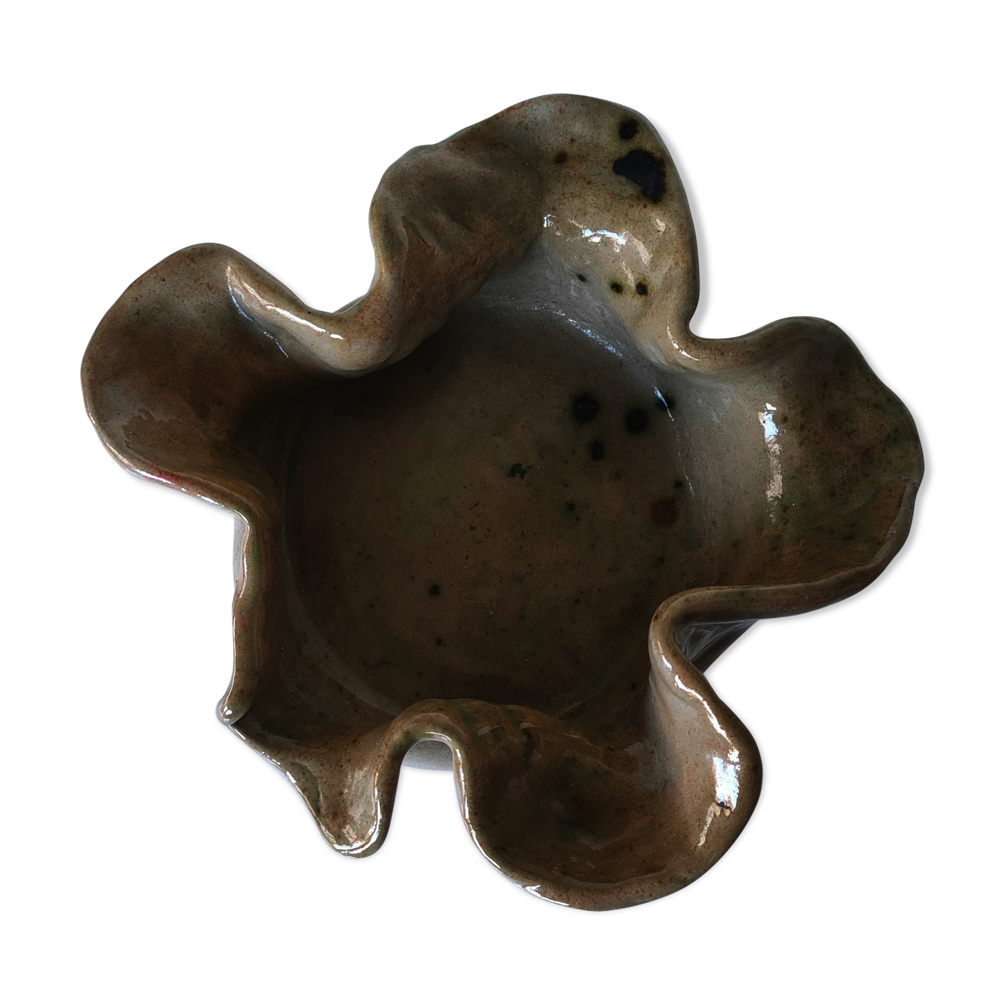 70s sandstone floral cup