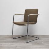Wilkhahn sled chair Brown